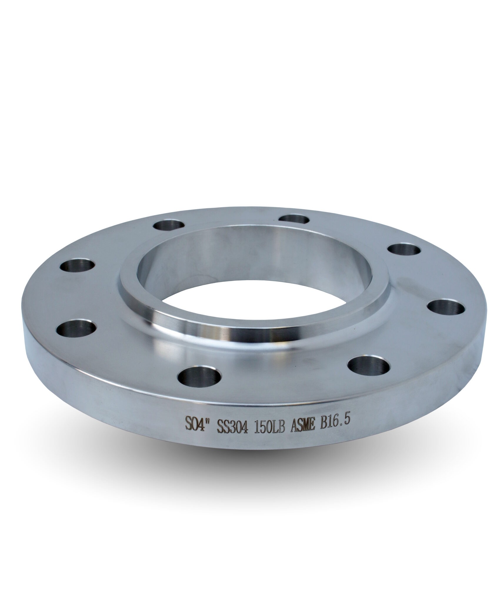 Flanges slip-on industriais em diferentes medidas